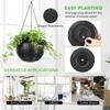 1pc Hanging Planters Self Watering Hanging Baskets for Indoor Outdoor Plants Flower Plant Pot Garden Planters 2 Different Pieces