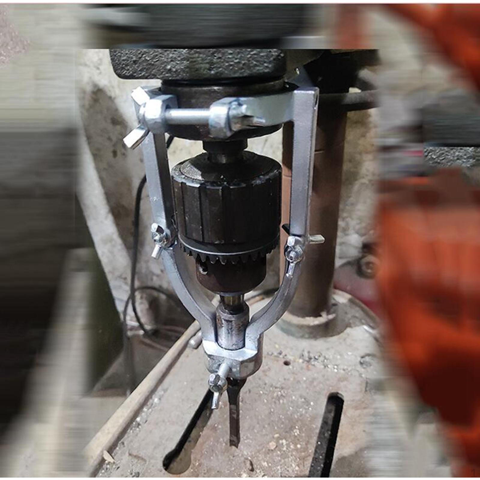 

Адаптер для сверла с квадратным отверстием, аксессуар для сверлильного станка, долбежное крепление, позиционирование для деревообработки серый