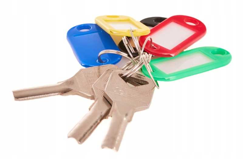 Colorful Key Tags 50 Pcs 48