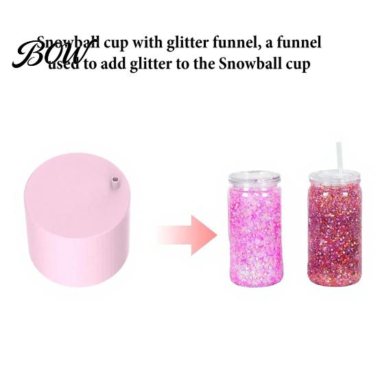 Glitter Pouring Tool Snowglobe Tumbler Funnel Adding to Cups Beginners Crafter Crafters DIY Cup Making Tools Accessories