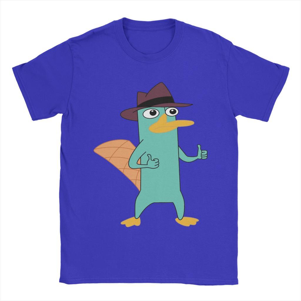 Unisex Agent Perry the Platypus T Shirts  Cotton Clothes Funny Short Sleeve Round Collar Tee Shirt 4XL 5XL TShirt