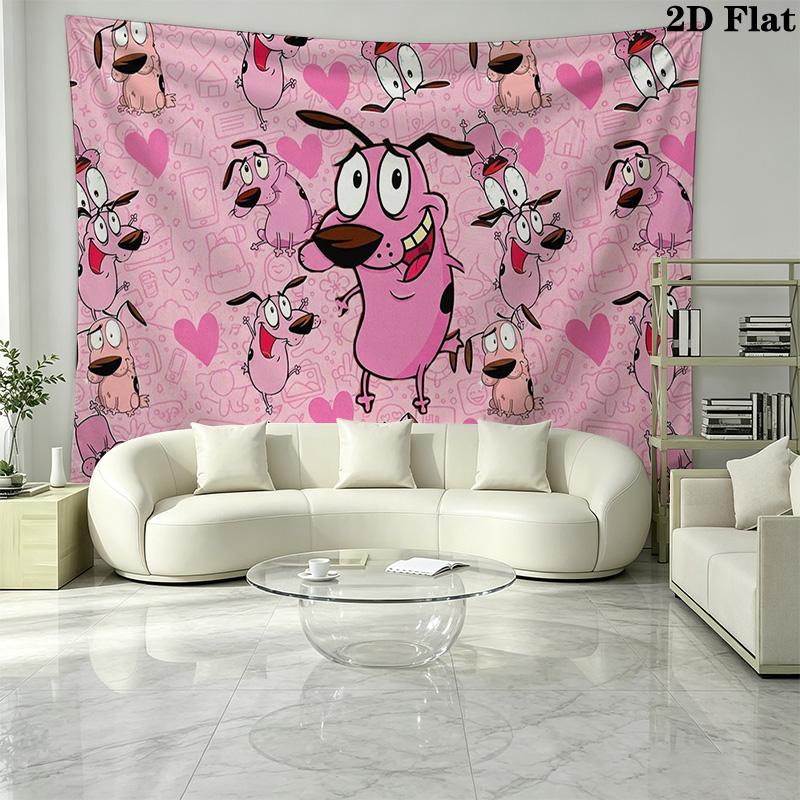 Courage Wall Tapestry Aesthetic Wall Hanging Printed Fabric Blanket Decorative Tapestries for Bedroom Living Room Home Decor
