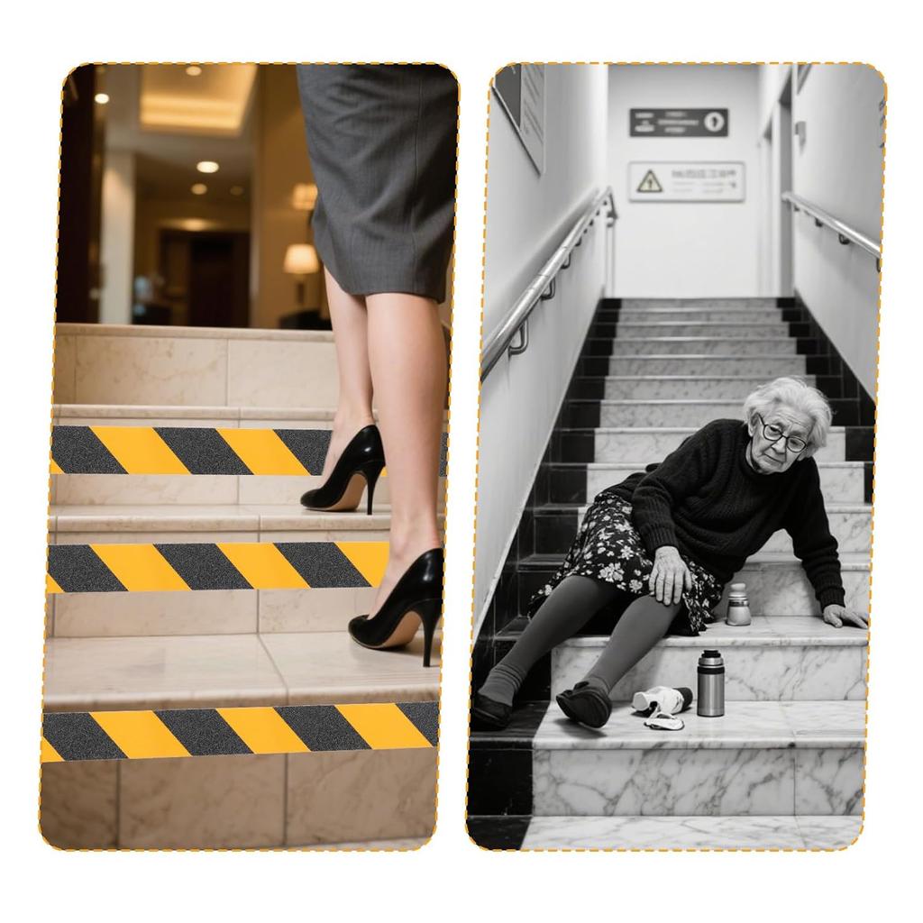 Non-slip Tape Indoor Outdoor Anti-Slip Stickers protect Seniors Strong Adhesive Safety Protector for Stairs