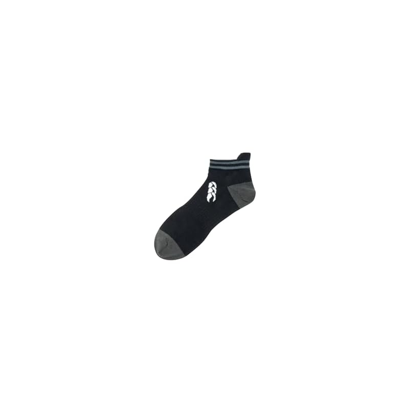 [Canterbury] Short Socks, Unisex, Black, Size 27