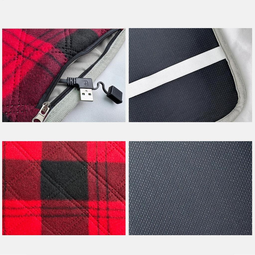 Electric Heating Pad 45x90cm With 3 Temperature Modes Thermal Winter Warmer Seat Cushion For Home Apartment Office School Car
