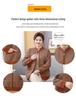 Fat Mama Plus Size Fleece-Lined Cardigan: Warm Autumn Winter Sweater for Middle-Aged & Elderly Women