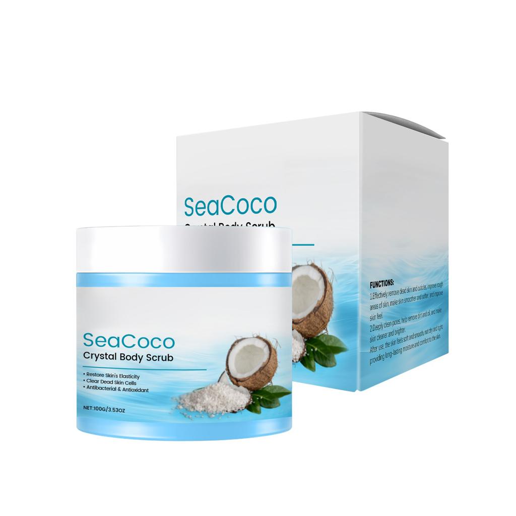 Crystal Body Scrub Sea Body Scrub For Women Natural Body Scrub Deep Exfoliating Scrub For All Skin Types Withand Sea  Deep C