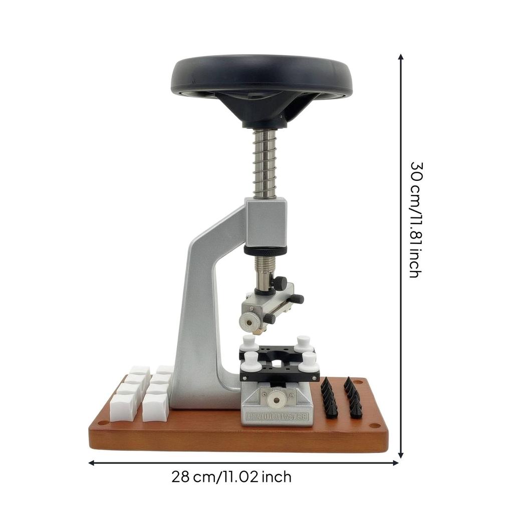 Watch Case Opener Tool Complete with Wooden Base Easy To Use