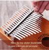 Retro Kalimba 17 Key Thumb Piano High Quality Wood Mahogany Acacia Wood Body Musical Instrument Kalimba Piano Creative Music Box