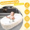 Animal Baby Swimming Bathtub Inflatable Baby Bathtub Anti Slip Shower Basin Portable Infant Bath Tub Toddler Bathtub Swimming