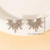 1 Pair Elegant Fashion Shiny Wings Design Stud Earrings for Women, Suitable for Party and Vacation Decoration, Jewelry Gift