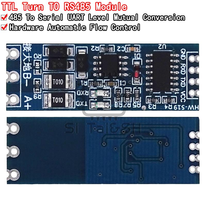 1~10PCS TTL Turn To RS485 Module 485 To Serial UART Level Mutual Conversion Hardware Automatic Flow Control Power Supply Module