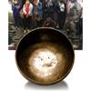 18CM Therapeutische tibetische Schale Tibetische Glocke Meditationsschale Meditationsinstrumente Spirituelle Meditation Musikinstrumente Percussion