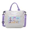 KPop Demon Hunters Crossbody Bags Women Rumi Mira Zoey Purple Handbag Girls Travel Shopping Canvas Shoulder Bag for S Kid Friendly Entertaining Fun