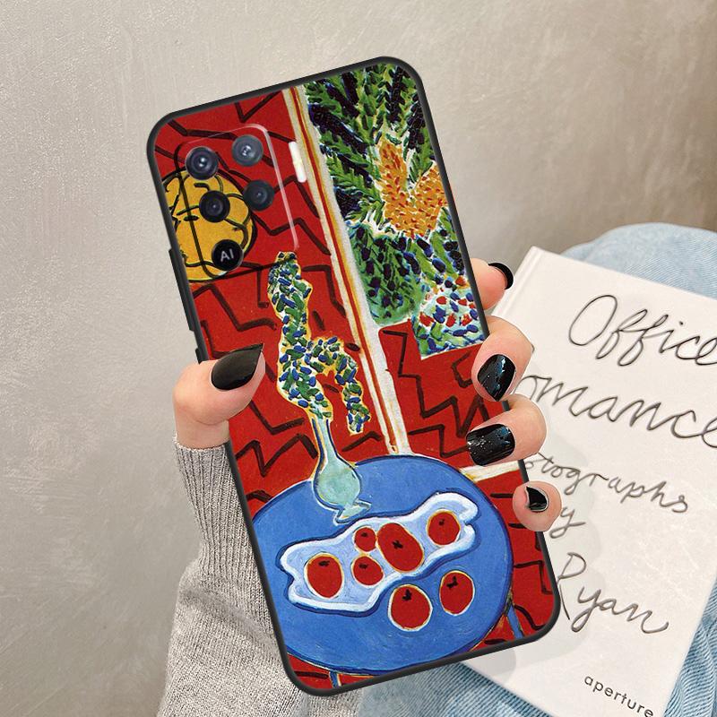 Henri Matisse Art Painting Case For Oppo A57 A17 A77 A18 A38 A58 A78 A98 A74 A54 A94 A80 A60 A40 A96 A76 A16 A15 A5 Pro