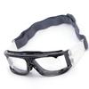 Sports Goggles UltravioletProof Impact Resistance Scratchproof Football Protective Glasses(Black )