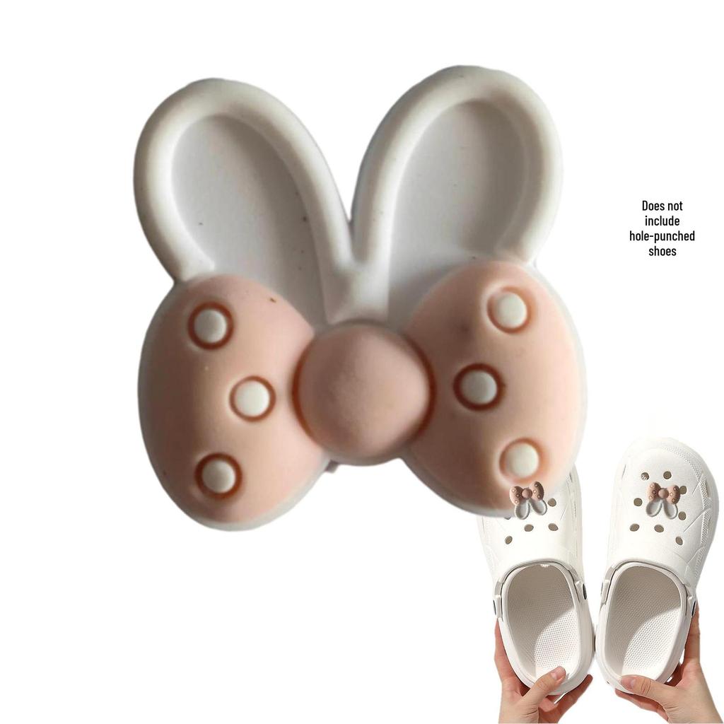 Rabbit Shoe Accessories: Cartoon PVC Charms for DIY Hole Shoes