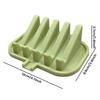 Portable Silicone Soap Dish, High Appearance Drainage Soap Tray for Bathroom Travel Dormitory