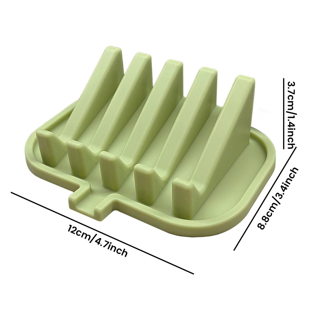 Portable Silicone Soap Dish, High Appearance Drainage Soap Tray for Bathroom Travel Dormitory
