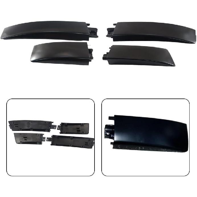 Set Roof Rack Rail Front Rear End Cap L&R Side Compatible with Suzuki-Grand Vitara 06-15, Roof Luggage Cargo End Cap Protection Cover Shell Trim