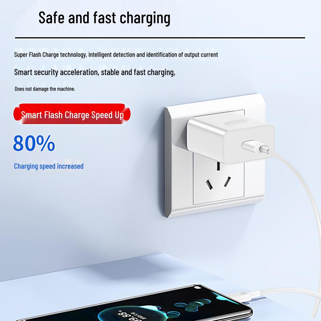 Huawei Honor 66W Super Fast Charger for Mate60/P70/P50/P40/P30 Pro