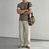 Onl Men Ringer Knit Muscle Fit Short Sleeve
