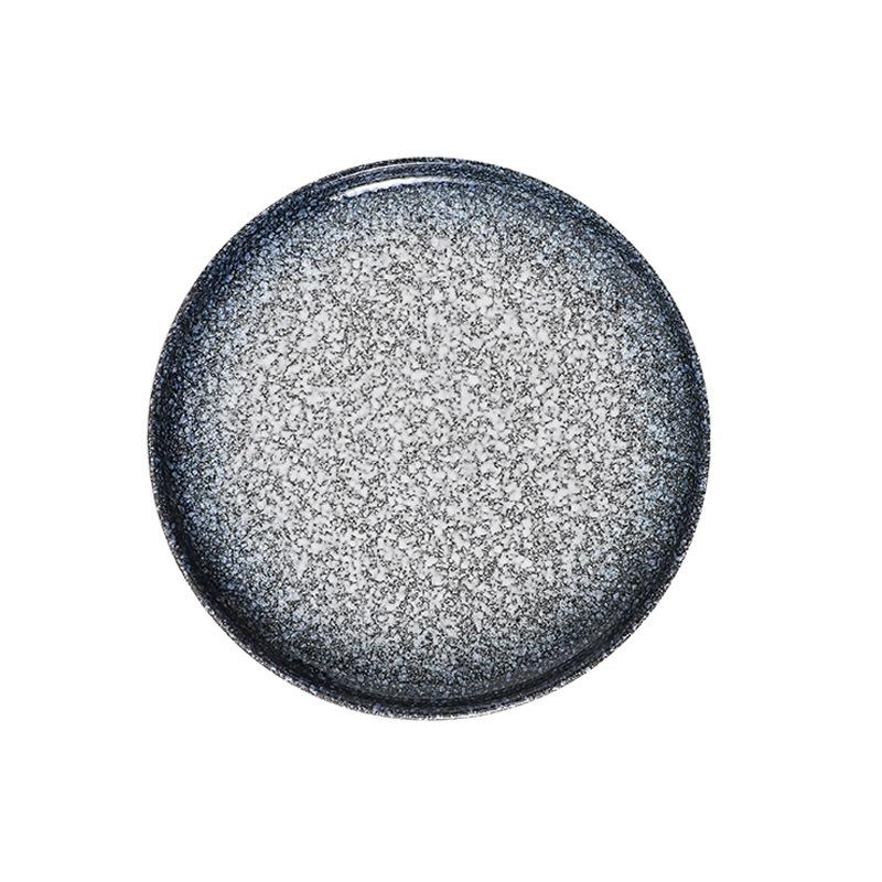 Internet Celebrity Creative Plate, Personalized Simple Ceramic Dinner Plate, Flat Plate, Home Breakfast, Western Steak Art Western Plate