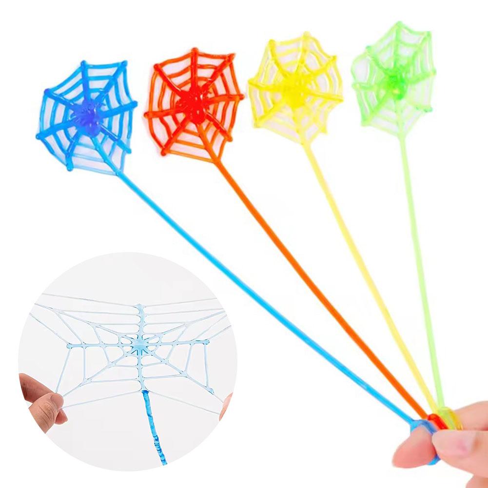 30pcs/bag Sticky Spider Web Creative Toy Party Favor Decorations, Kids Birthday Party School Prize Gifts Party Favors