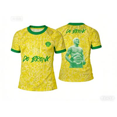 Sommer Neu MMA Charles Oliveira Spezial Edition BMF Champion Fußballtrikot Herren Übergröße Atmungsaktiv Schnelltrocknend Sport T-Shirt