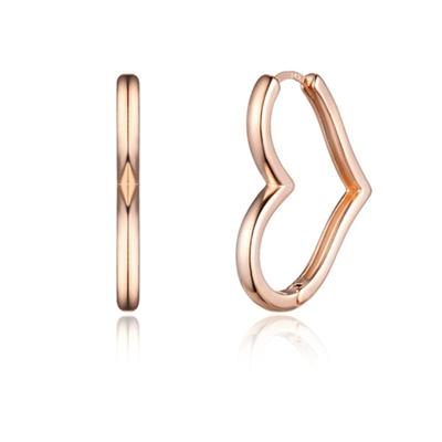 ELLE Jewelry 14K Heart Ring Earrings (Gold Pin) ELGPEE476