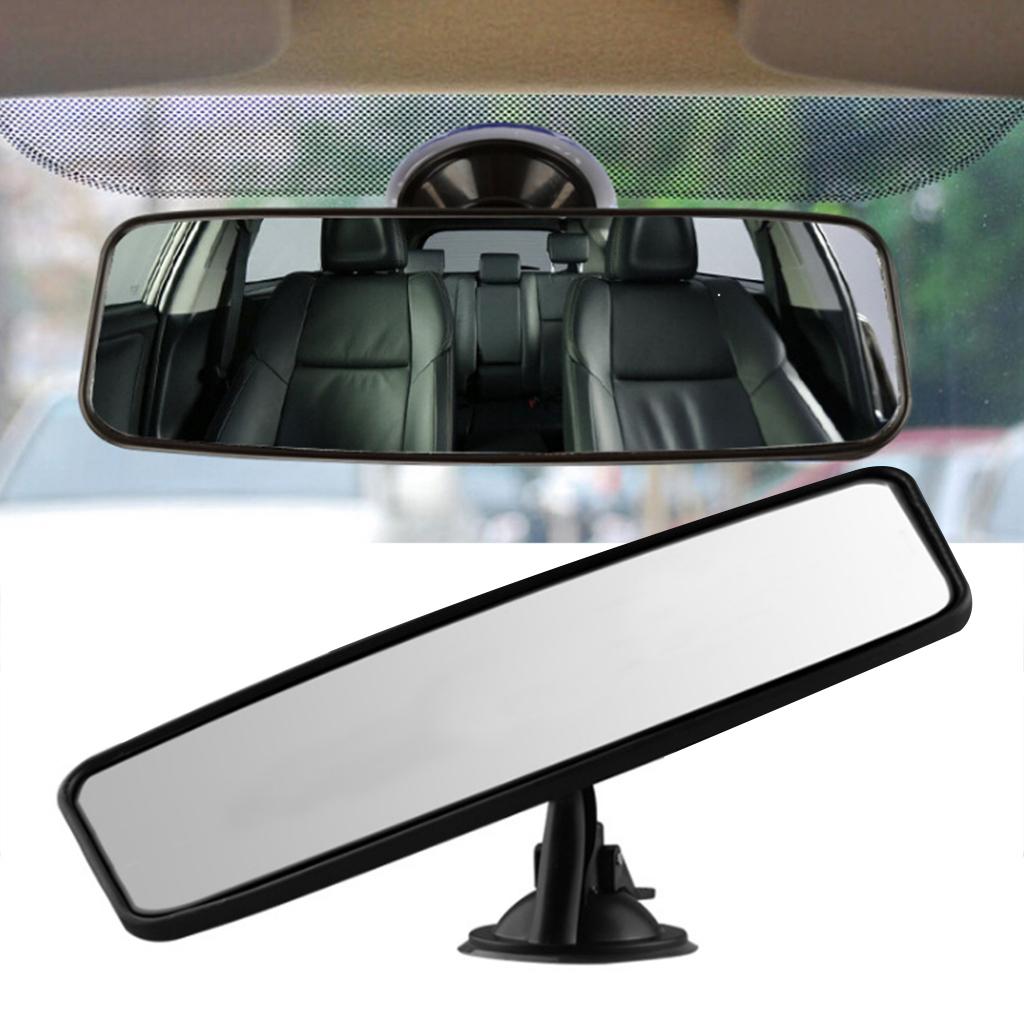 Wide Angle Rear View Mirror with Suction Adjustable 360 ° Rotation-free Rearview