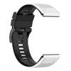 For Garmin Descent G1/Forerunner 935/Forerunner 945 Textured Silicone Wrist Watch Band Dual-Color Replacement Strap