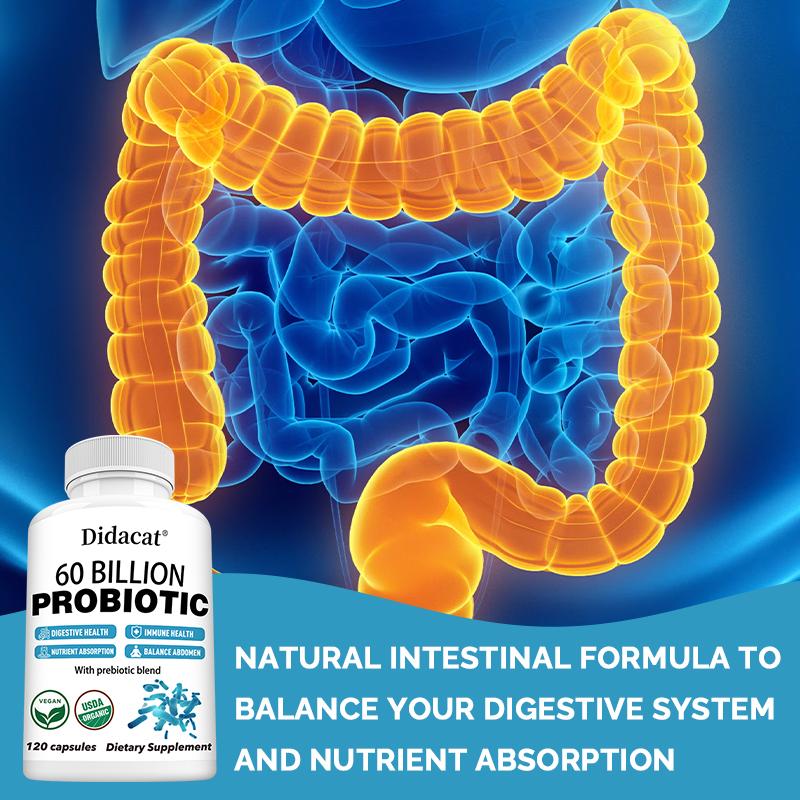 Miscela Probiotica per la Salute Intestinale, 120 capsule