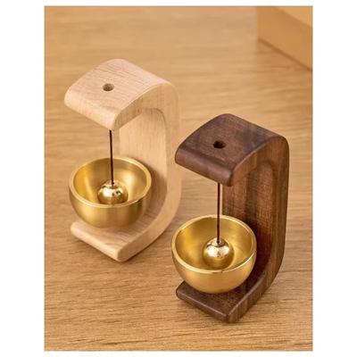 Room Decor Wooden Wind Chimes Wireless Doorbell Entrance Door Bell Decorative Wind Bell for Home Opening Hanging Decorations