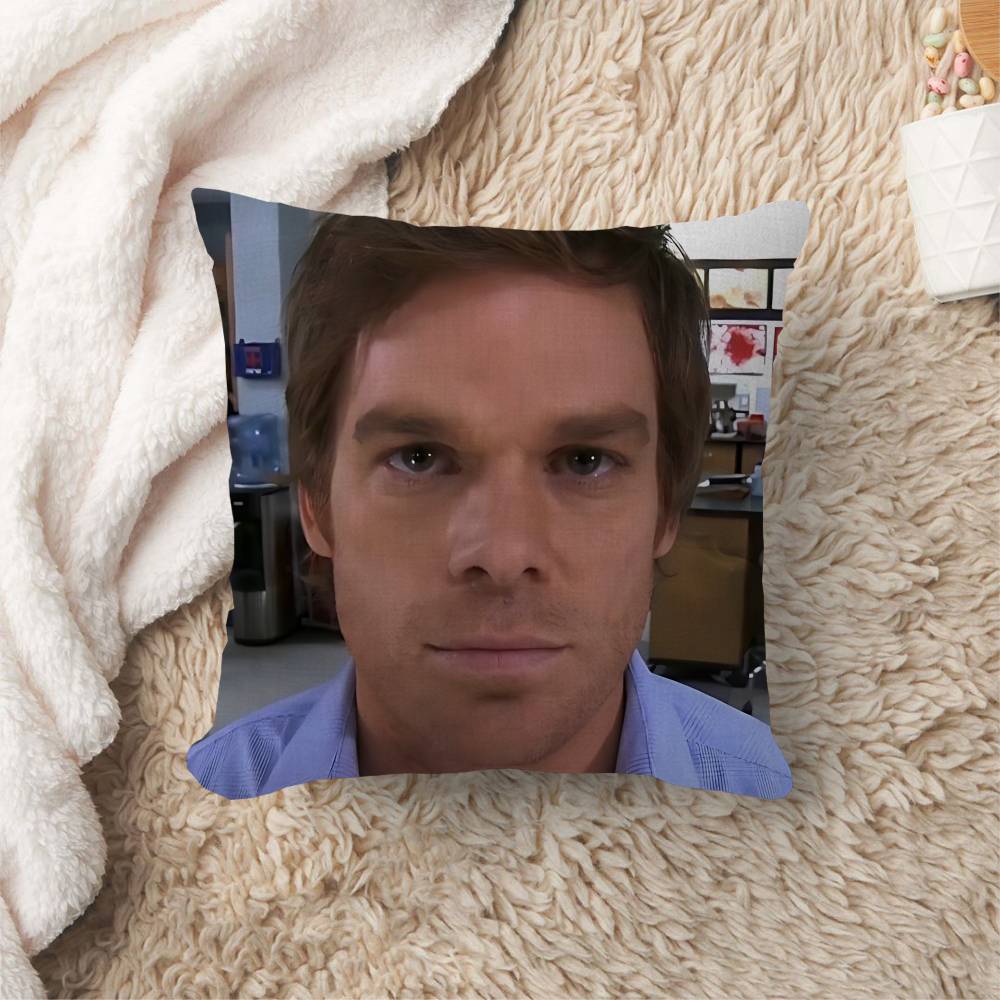 TV D-Dexter Pillowcase toon Gift Cushion Cover Bedroom Home Sofa Chair Seat Decor pillow case