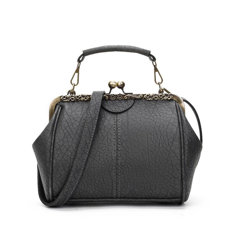 Women Vintage Pillow Designer Crossbody Bag Clip Shoulder Handbag Messenger Bags Female PU Leather Shopping Tote Bags