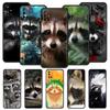 Phone Case For Oneplus 13R 12R 10R 13 12 11 10T Nord N100 N10 Z N30 CE 3 2 2T Pro Lite 5G Soft TPU Cover Cute Animal Raccoon Bag