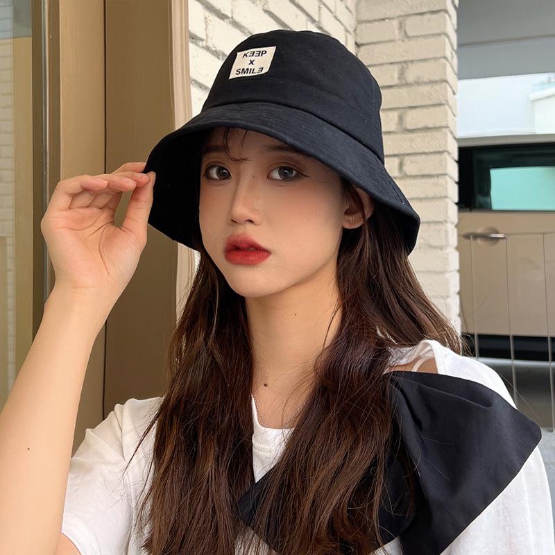 Versatile Women's Fashion Trend Simple Sunscreen Patch Personalized Sunscreen Hat Student Cute Sun Hat