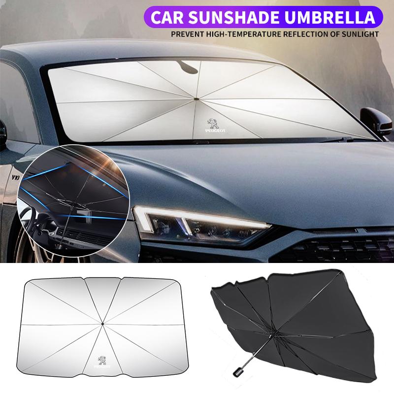 New Car Insulated Windshield UV Protection Sunshade For Peugeot 206 207 307 3008 2008 308 407 408 508 301 208 RCZ Car Accessorie