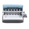 6 Hole Punch 5.5mm Hole Diameter 8 Sheet Capacity Small Loose Leaf Paper Puncher for Planner Notebook