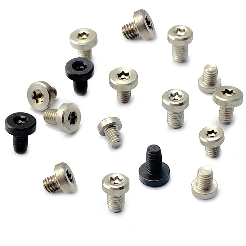 4PCS DIY Knife Handle Screw Folding Knife Shank T8 Plum Screw Oppose Lock Rivet Tools Knife Fastening Screws