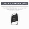 Leather Car Key Fob Bag Cover Case For VW Volkswagen Passat B8 Tiguan Magotan Golf For Skoda Kodiaq Smart Protector