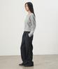 Leopeusaideuhwaiteulabel Summer Wool Pants Dark Navy