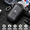 Leather Car Key Holder Car Keychain Bag Organizer Car Key Case for Citroen C4 C3 C5 C1 C2 Berlingo C-Elysee C4-Picasso aki256