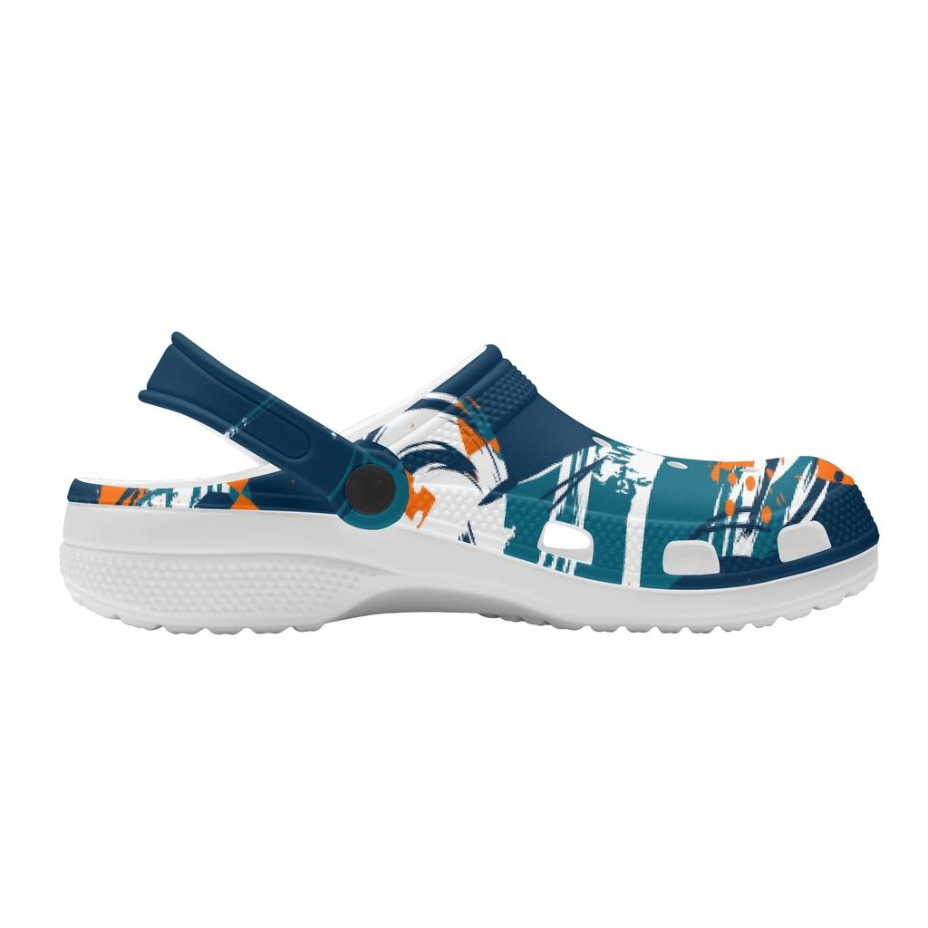 Printed EVA Garden Clogs Unisex Lightweight Breathable Slip On Shoes Beach Pool Bathroom Home Casual Wear Indoor Outdoor Wear