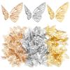 30-50pcs/Lot Iron Hollow Butterfly Accessories DIY Home Decoration Charm Beads for Jewelry Making Hair Accessory Production