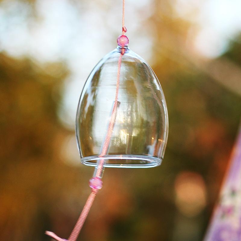 

Transparent Glass Wind Chime DIY Graffiti Hand-painted Wind Chime Suitable for Outdoor Decoration During The Spring Festival