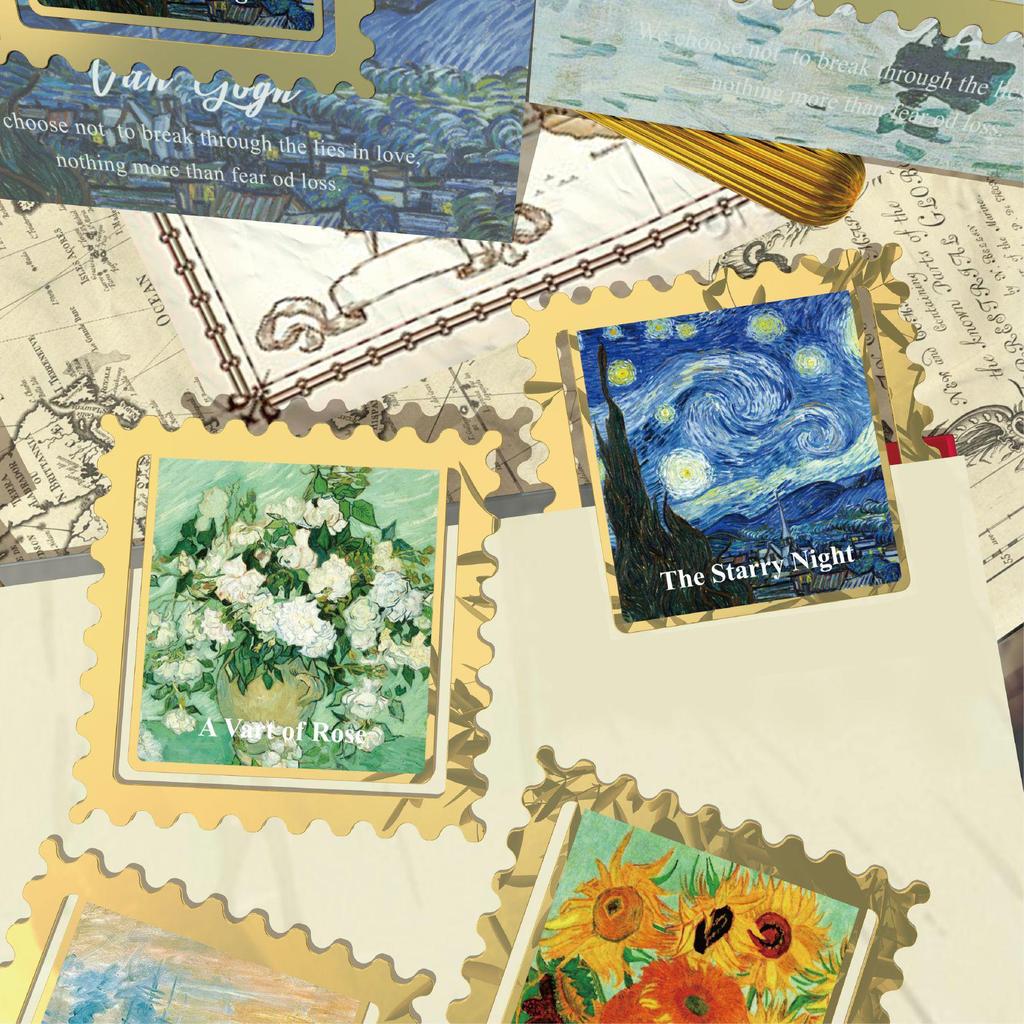 Van Gogh Ölgemälde Metall Lesezeichen - Klassischer Souvenir Clip Geschenk