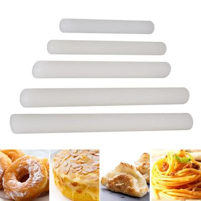 23cm 30cm 50cm Plastic Fondant Roller Rolling Pin Sugar Cake Dough Roller Stick Pastry Baking Decoration Tool Kitchen Accessorie
