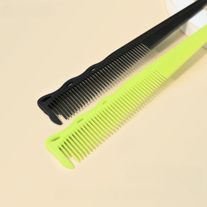 Hair Cutting Comb Plastic Cutting Hair Combing Hair Shop Professional Hairdressing Comb Double-headed Comb Tooth Dense Comb